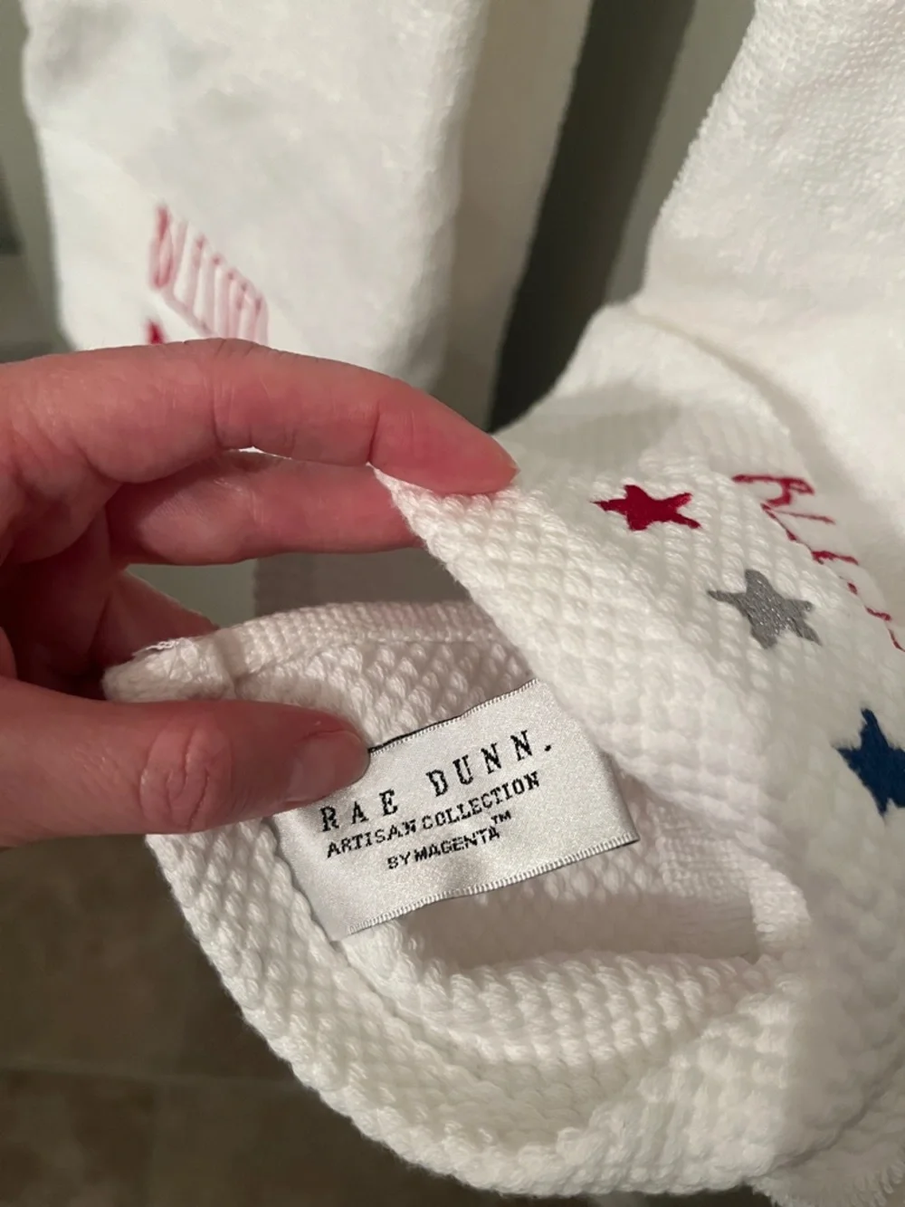 Rae Dunn hand towels